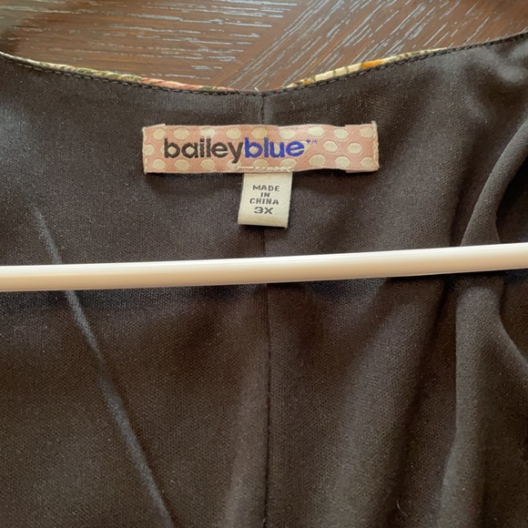 Fall colors midi dress with flutter sleeves - Picture 3 of 4